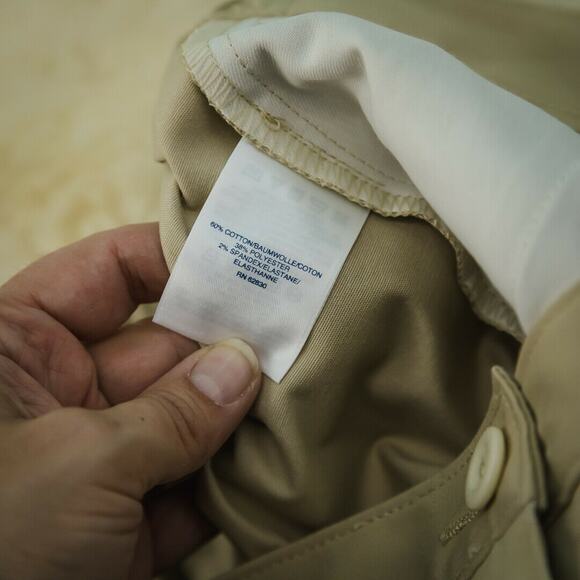 Lands End Plus Size 26W Pants Straight Fit Khaki Chino Twill Comfort Waist NWT - Picture 5 of 6